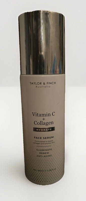 Taylor & Finch Vitamin E + Collagen Rejuvenate Face Serum Smooth Renew ~ 3.38 oz
