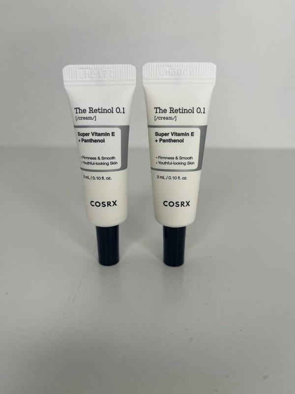 2x COSRX The Retinol 0.1 Cream with Super Vitamin E Panthenol 3mL