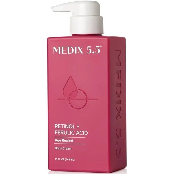 MEDIX 5.5°RETINOL +FERULIC ACIDAge RewindBody Cream15 FL. OZ. (444 mL)