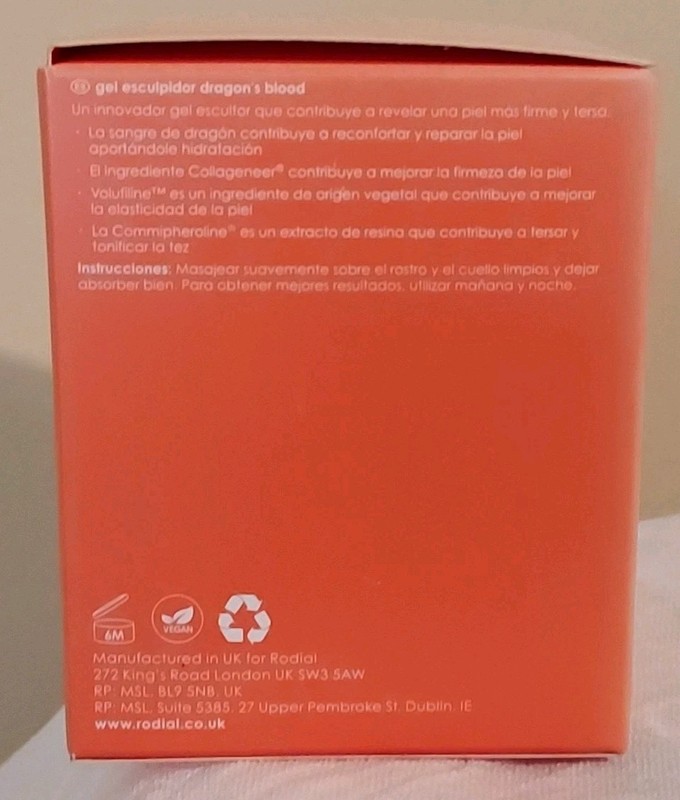 Rodial Dragons Blood Sculpting Gel Hydrate + Tone 1.7 fl oz Full Size Brand New gallery