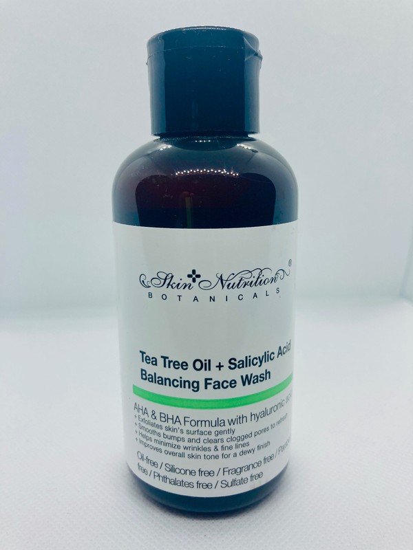 Skin Nutrition Botanicals Tea Tree Oil + Salicylic Acid Balancing Face Wash 4oz