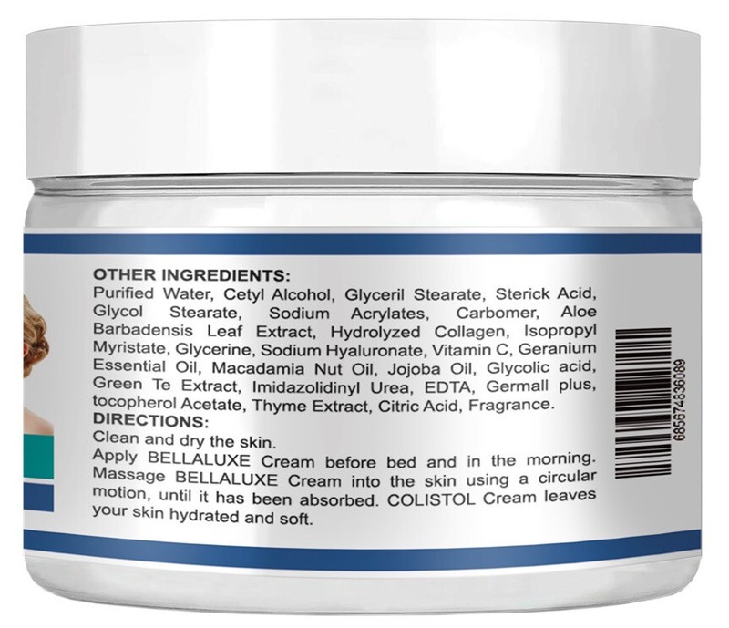 Wrinkle Hyaluronic Acid Intense Collagen Cream W/Vitamin E 4oz colagen colagina gallery