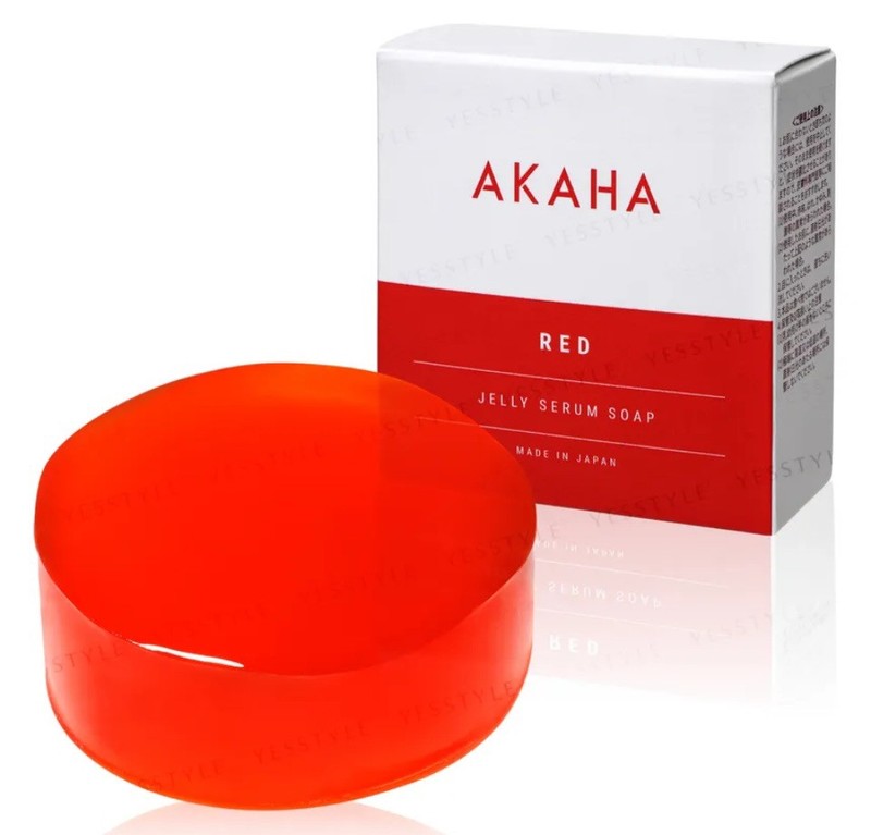 AKAHA RED jelly Serum Soap