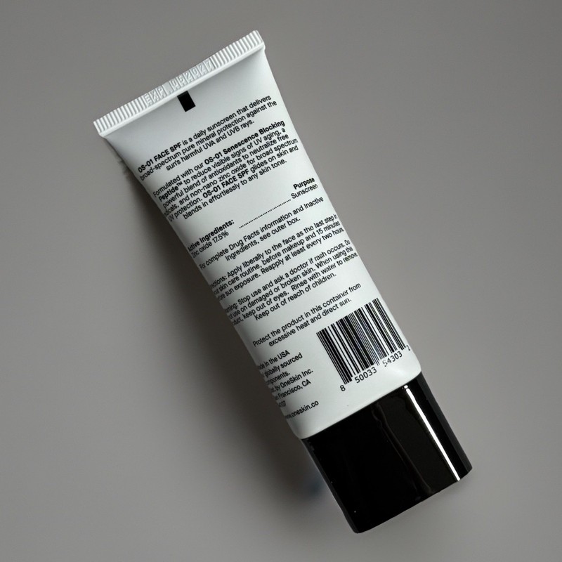 OneSkin FACE SPF OS-01 Peptide Mineral Sunscreen SPF 30+ Medium/Deep 50mL NEW gallery