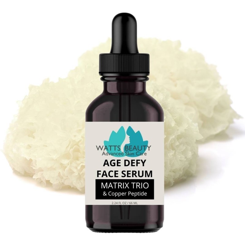Watts Beauty AGE DEFY GHK-Cu Copper Peptides + Matrixyl - GLASS SKIN Face Serum gallery