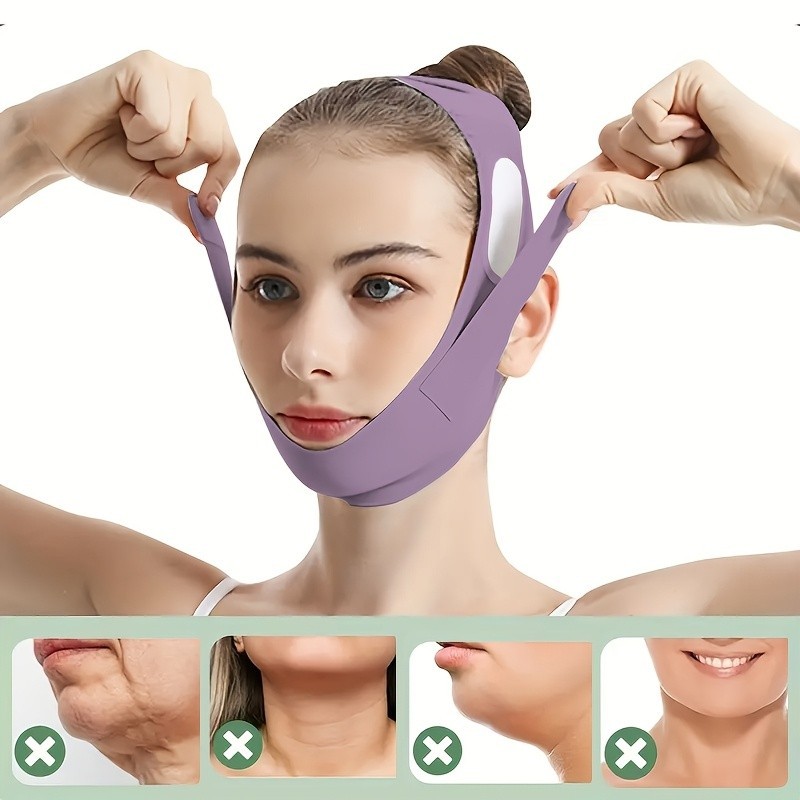 Graphene V-Shape Face Lift Band Adjustable Double Chin Reducer