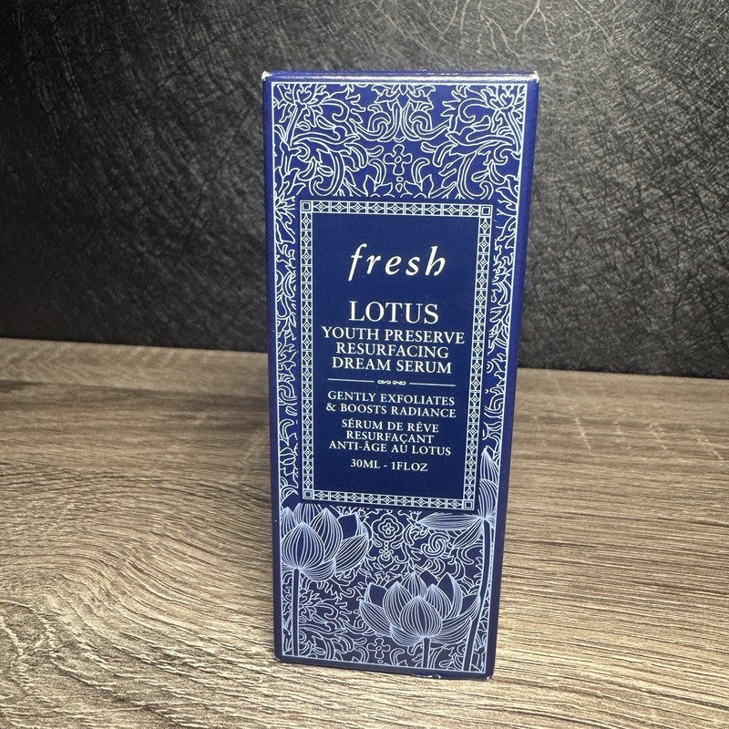 Fresh Lotus Youth Reserve Resurfacing Dream Serum Gently Exfoliates 30ml NIB