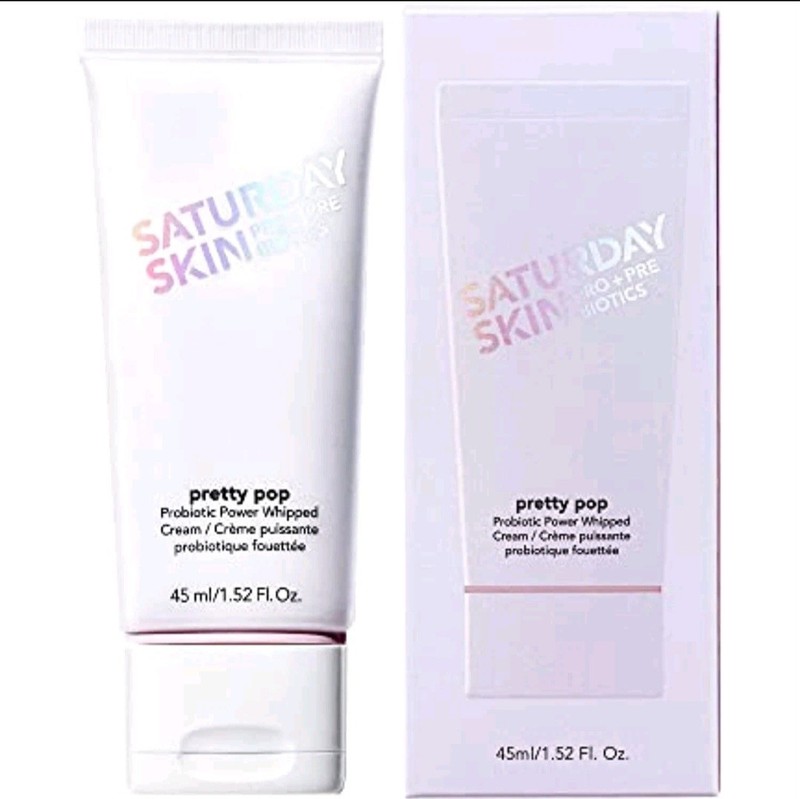 SATURDAY SKIN ♡ Pretty Pop Probiotics Whipped Moisturizing Face Cream 1.52oz NEW