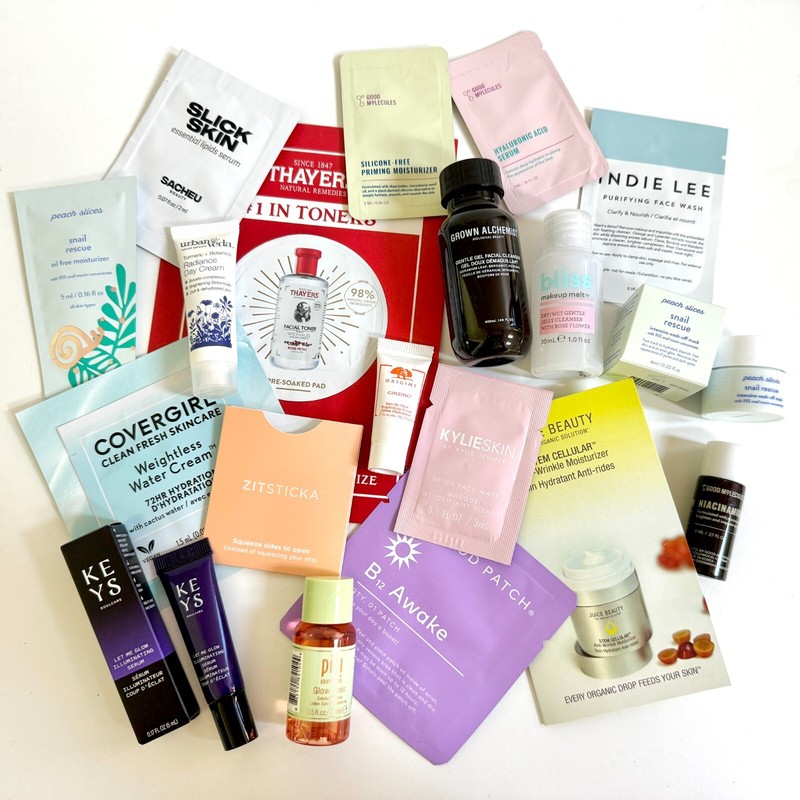 Luxury Skincare Samples Lot of 19 Assorted Cleanse Tone Cream Serum Travel NEW