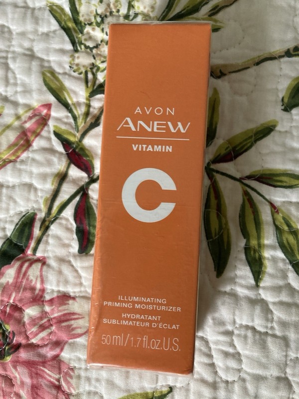 Avon Anew Vitamin C Illuminating Priming Moisturizer 1.7oz New Sealed