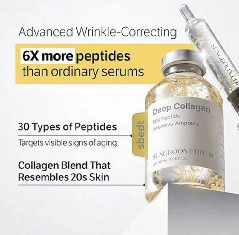 SUNGBOON EDITOR Silk Peptide Intensive Ampoule sdebt 40ml / 1.35 fl.oz US gallery