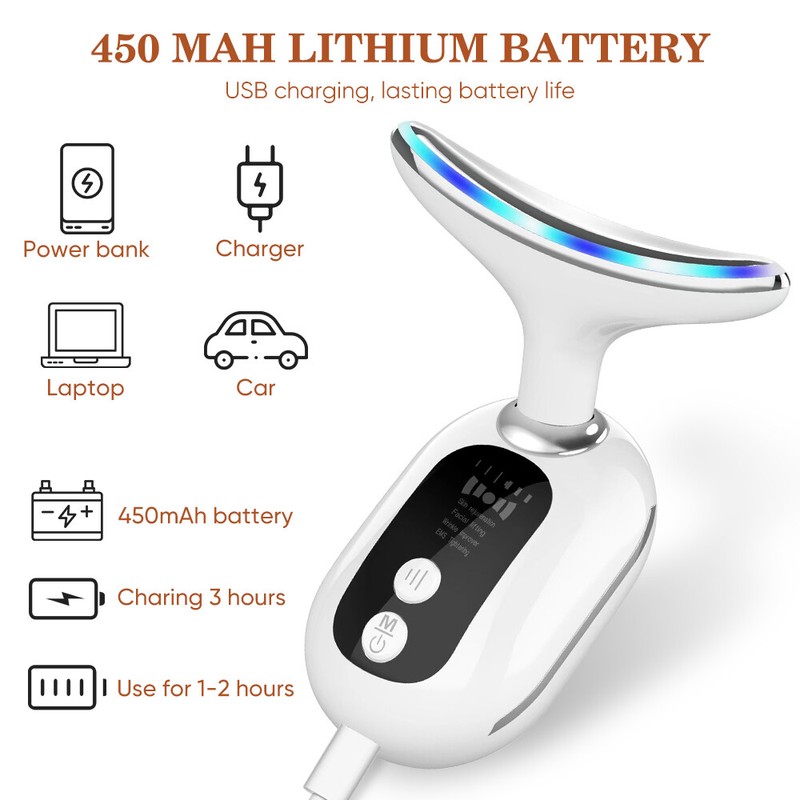 3 in 1 Multi-functional Portable Facial Massager for Face and Neck Skin Care NEW gallery
