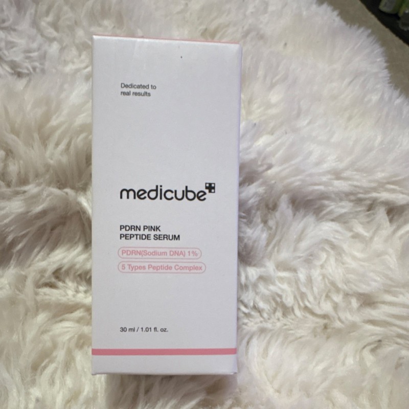 medicube PDRN Pink Peptide Serum 30ml Face Sodium DNA 1% 6 Types Peptide Complex