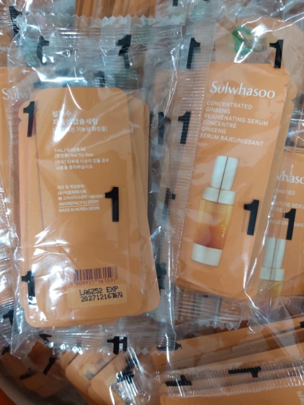 Sulwhasoo Concentrated Ginseng Rejuvenating Serum 1ml x 40pcs (40ml) Newest Ver