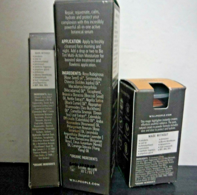 W3LL People Bio Booster Facial Serum + Mini Mascara + Bio Brightener Cream gallery