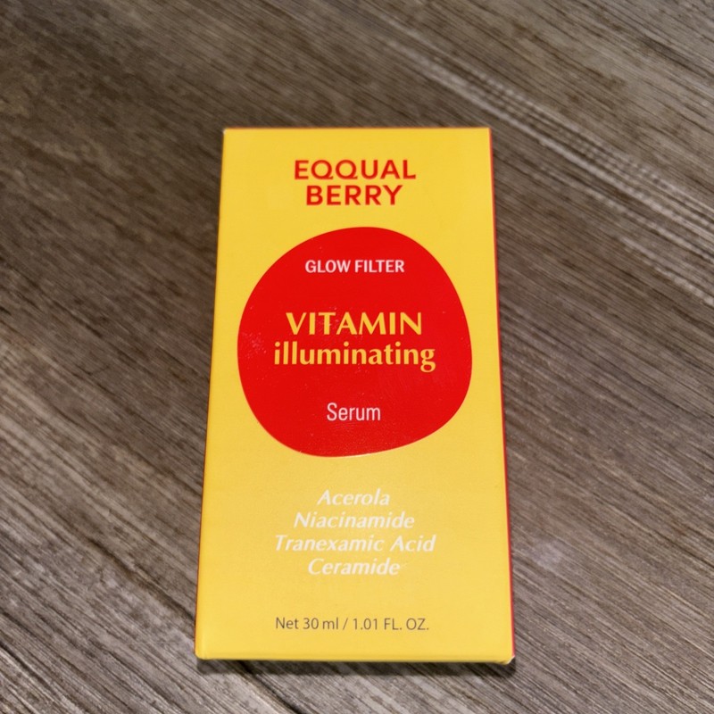 EQQUAL BERRY Glow Filter Vitamin Illuminating Serum 1.01 fl oz Exp 11/28
