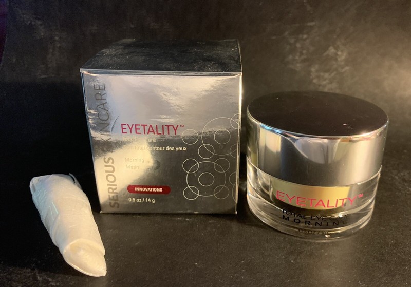 Serious Skin Care EYETALITY Total Eye Care Morning Cream With Wand 0.5 oz New