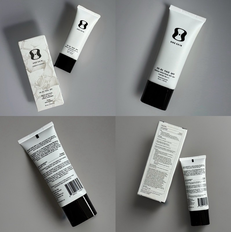 OneSkin FACE SPF OS-01 Peptide Mineral Sunscreen SPF 30+ Medium/Deep 50mL NEW gallery