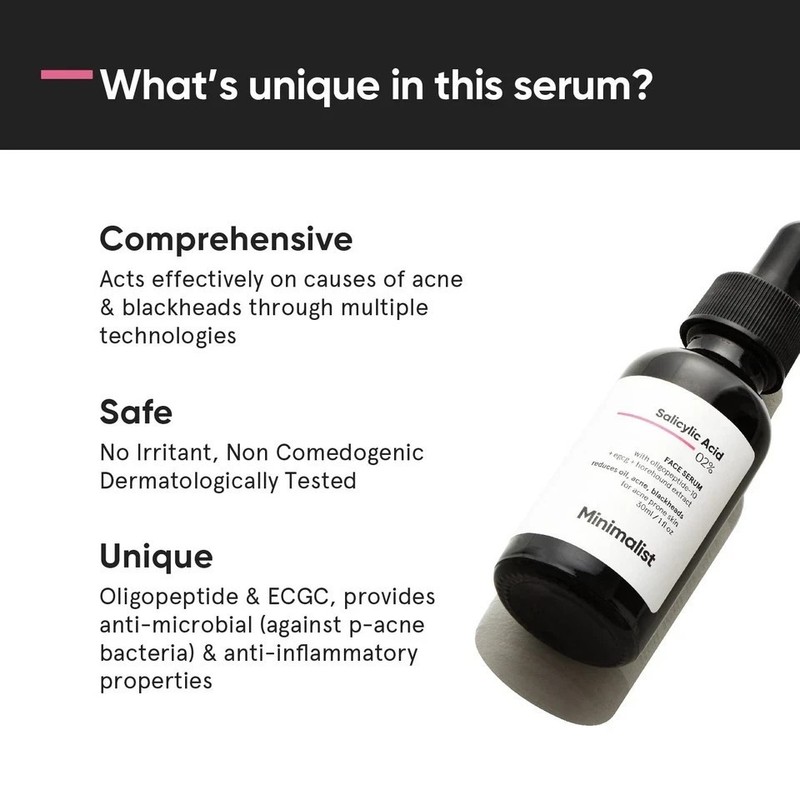 Minimalist 2% Salicylic Acid Serum For Sensitive Skin 30ml gallery