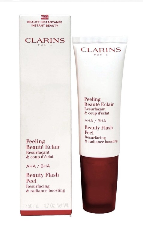 Clarins Beauty Flash Peel for Resurfacing & Radiance Boosting Skin Cream 1.7oz