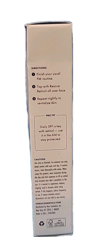 Hero. RESCUE RETINOL Nighttime Renewing Cream 30 mL / 1•014 Oz # 8897 gallery