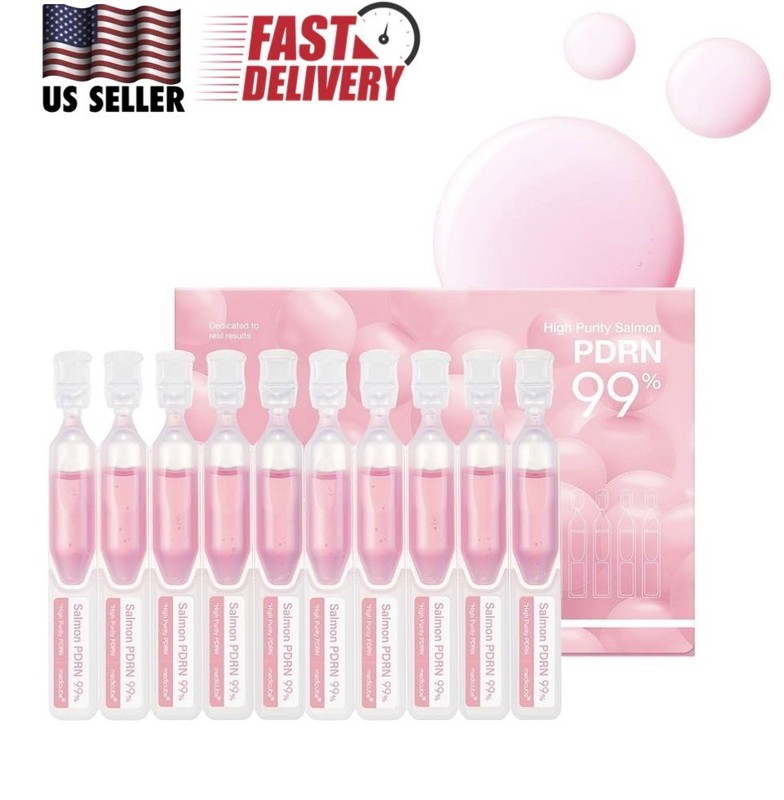Medicube Salmon DNA PDRN Pink One Day Serum 99% Salmon DNA PDRN 0.05 fl.oz x 10