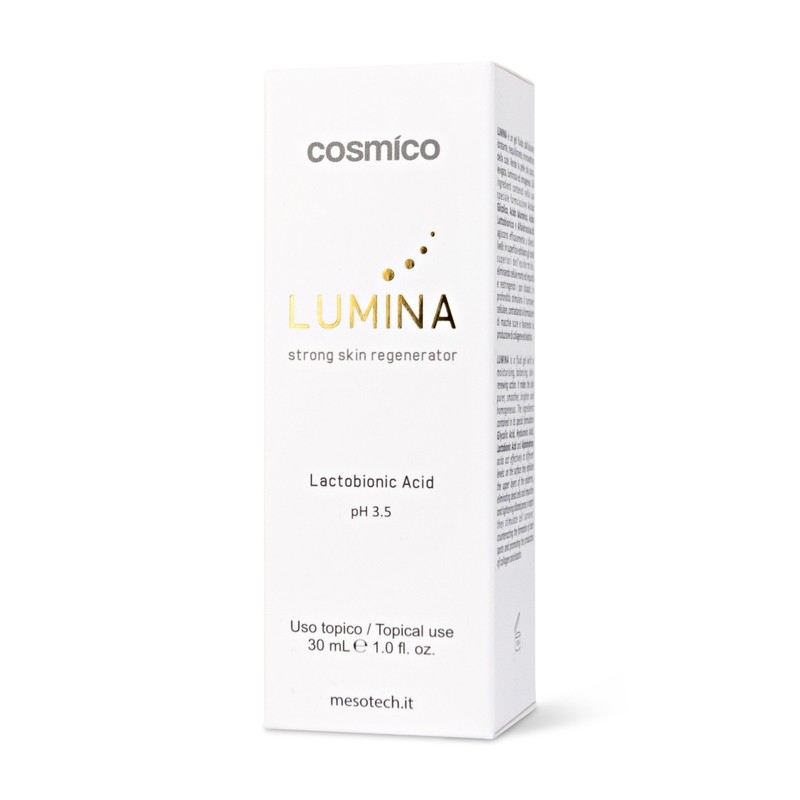 Cosmico Lumina AHA Exfoliating Serum Glycolic Lactic Acid Face Glow Resurfacing gallery