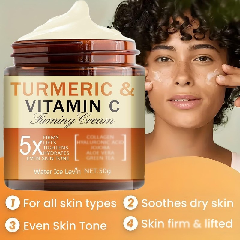 Vitamin C + Turmeric Anti-Aging, Glow Boosting Moisturizing Repairing Cream NEW gallery
