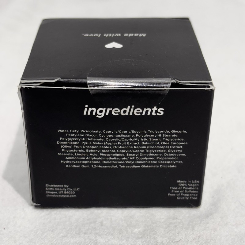 Dime TBT Cream Clean Retinol Alternative NEW IN BOX SEALED Vegan Fragrance Free gallery