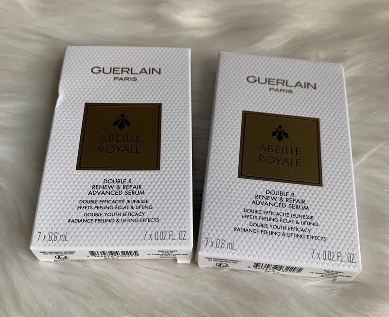 2 X Guerlain Abeille Royale Double R Renew & Repair Serum 7 x 0.02oz Each Box