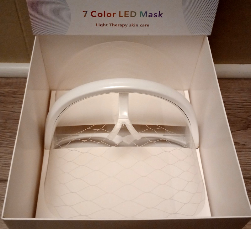 7 Color LED Light Photon Face Neck Mask Rejuvenation Skin Facial Therapy Wrinkle gallery