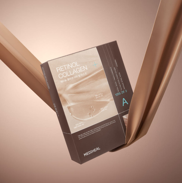 Mediheal Retinol Collagen Derma Seal Gel Mask 4 Sheets Firming K-Beauty