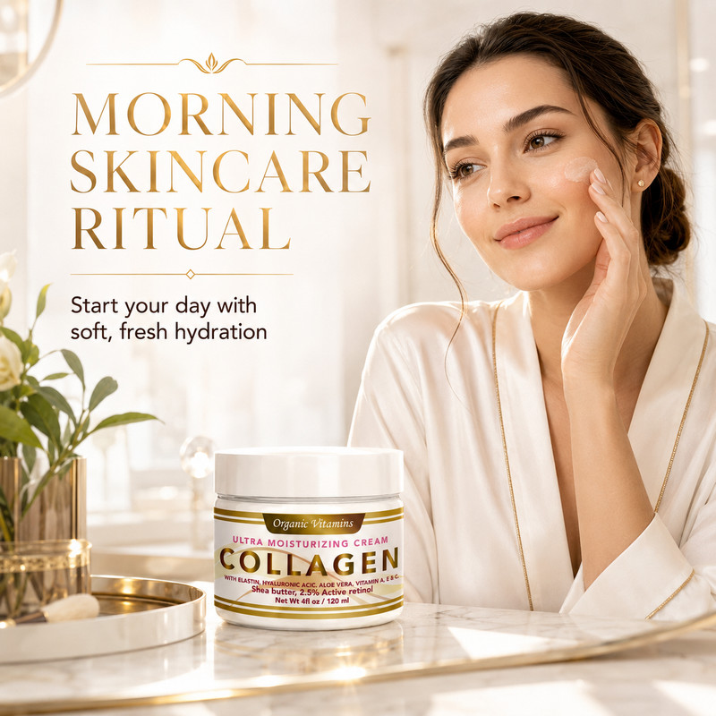 COLLAGEN & ELASTIN SKIN CREAM Firming Face Care Anti Aging Wrinkle Beauty 8 oz gallery