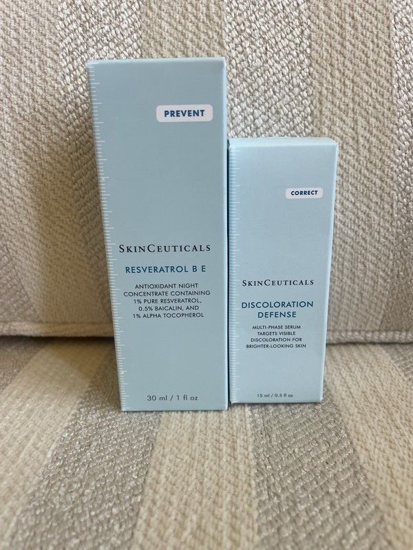 Skinceutocals Discoloration Defense Serum And Resveratrol