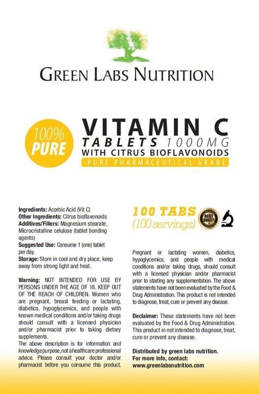 Ascorbic Acid Vitamin C 1000mg Tab – Immune Support, Antioxidant & Bioflavonoids gallery