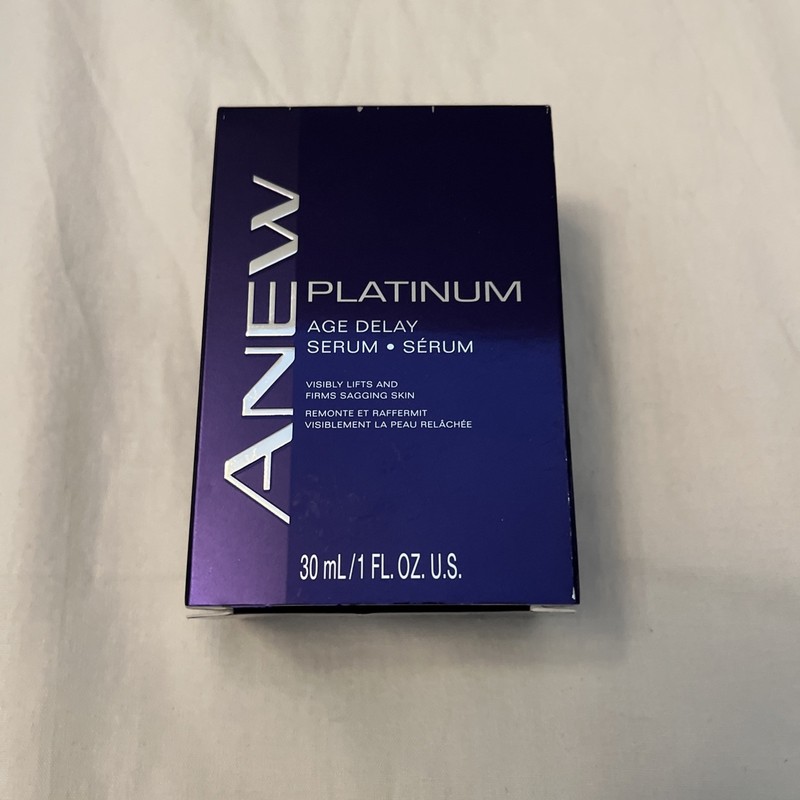AVON Anew Platinum Age Delay Serum New In Box Sealed 1.0 oz