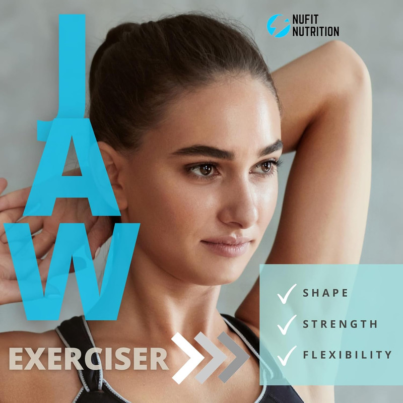Jawline Exerciser for Men & Women – 3 Resistance Levels (6Pcs) Silicone Jaw Exer gallery
