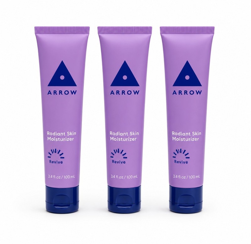 Lot Of 3-Arrow Radiant Skin Moisturizer Revive 0.34 oz / 10ml, Sealed
