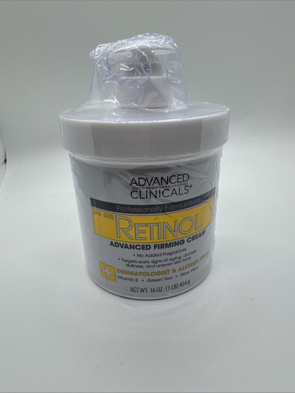 Advanced Clinicals – Retinol, Advanced Firming Cream, 16 oz (454 g)