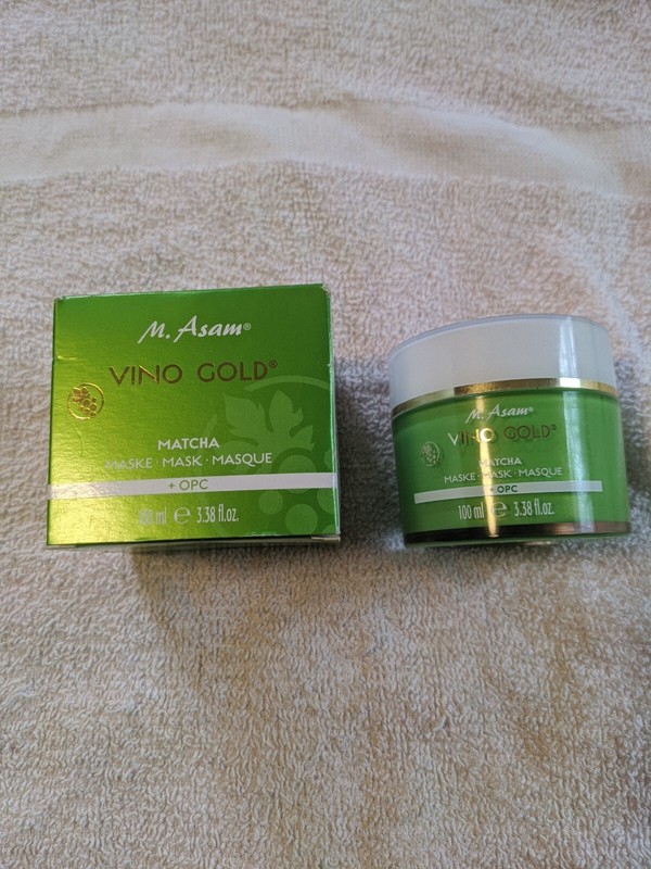 M. ASAM VINO GOLD Matcha Mask 3.38 FL. OZ. New inbox no seal free shipping