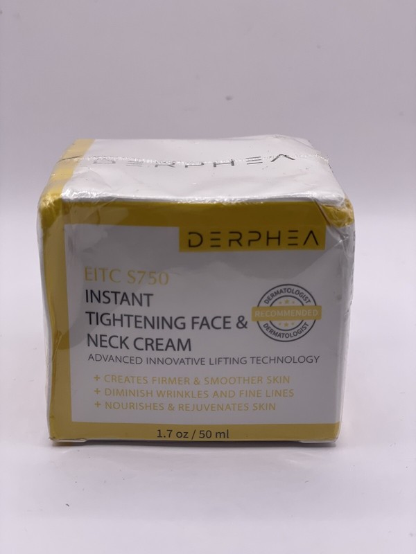 Derphea EitcS750 Instant Tightening Face & Neck Cream 1.7oz Exp:9/19/26 New