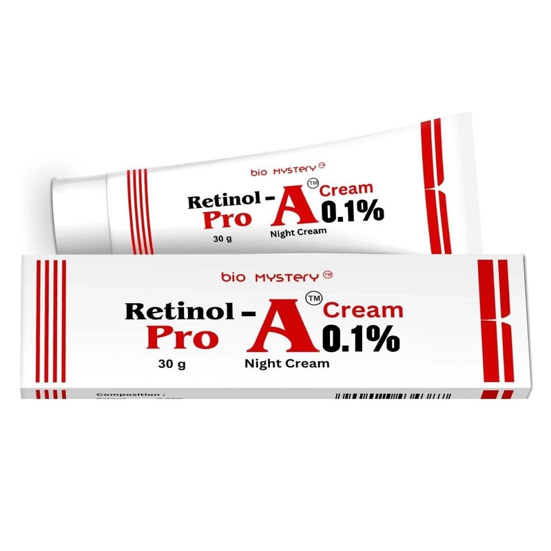 Bio Mystery Retinol Pro Night Cream 0.1 Vitamin A Fine Lines, Anti-Aging 30g