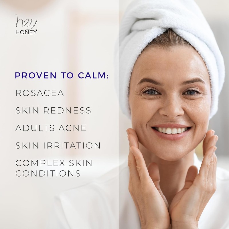 Oil-Free Hydrating Cream for Sensitive Skin - Instant Relief for Rosacea, 2.2 Oz gallery