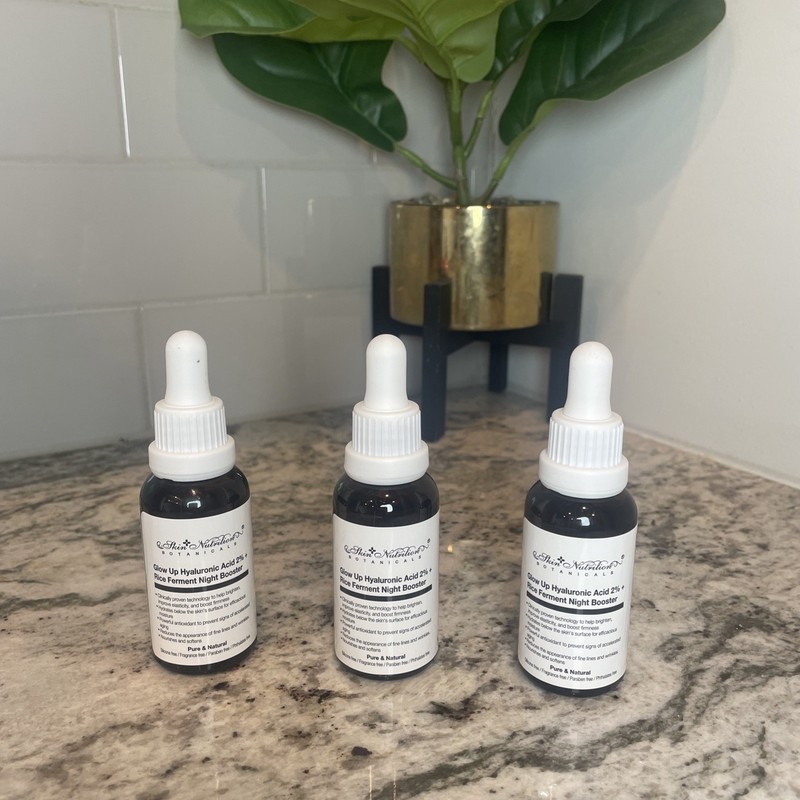 Glow up Hyaluronic Acid 2%+ Rice Fermented Night Boost 3 pack