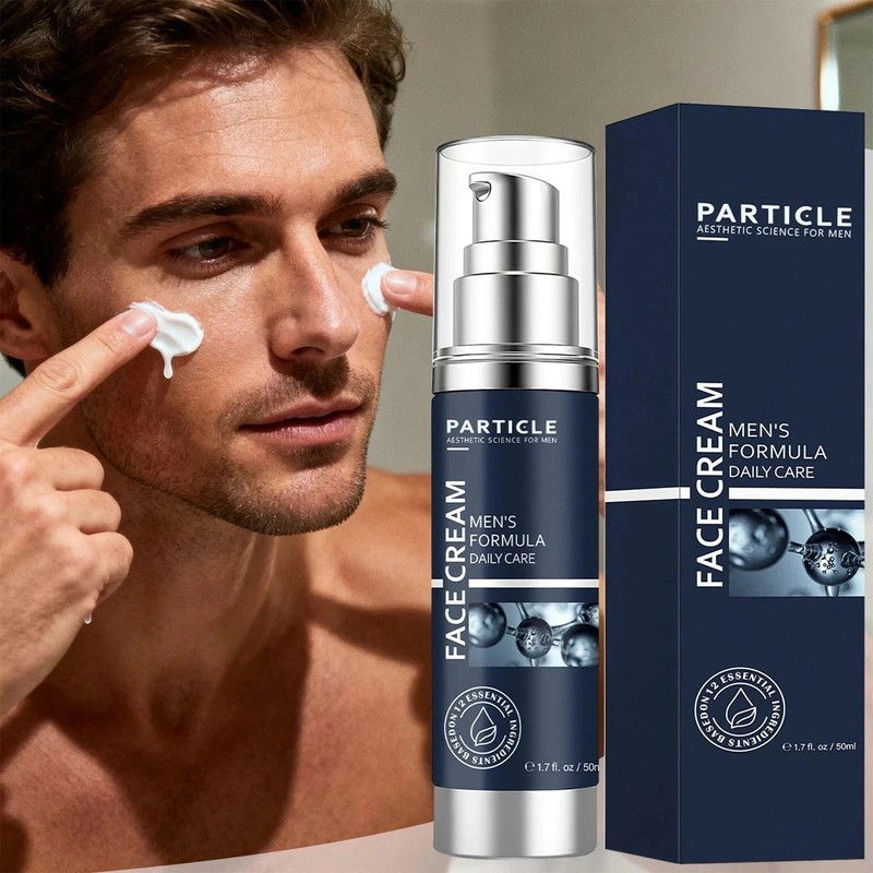 Particle Face Cream Men 6 in 1 Anti-Aging Cream Fights Eye Bags Dark Spots pack gallery