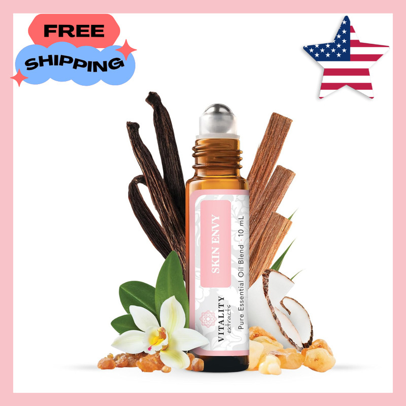 Vitality Extracts Skin Envy – Face Moisturizer Serum, Coconut Oil, Collagen, Vit
