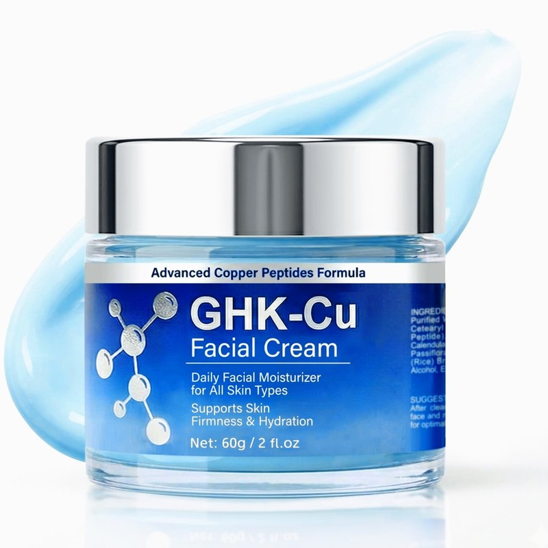 GHK-Cu Copper Peptide Face Moisturizer Anti-Aging Skin Care 60g