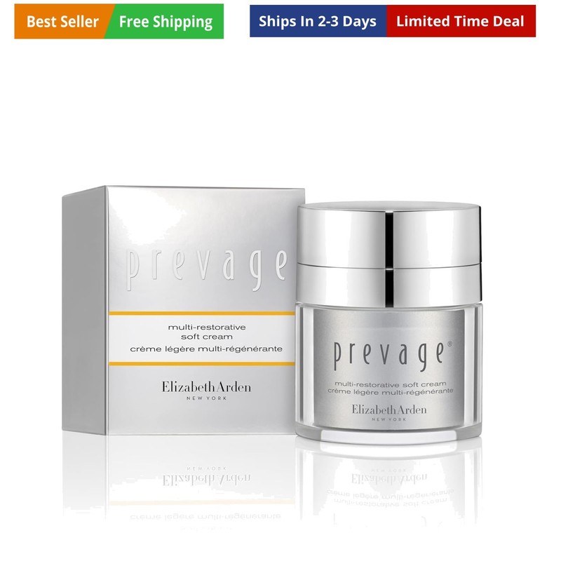 PREVAGE Lightweight Multi-Restorative Soft Cream, Hydrating, 1.7 Fl Oz Pack of 1