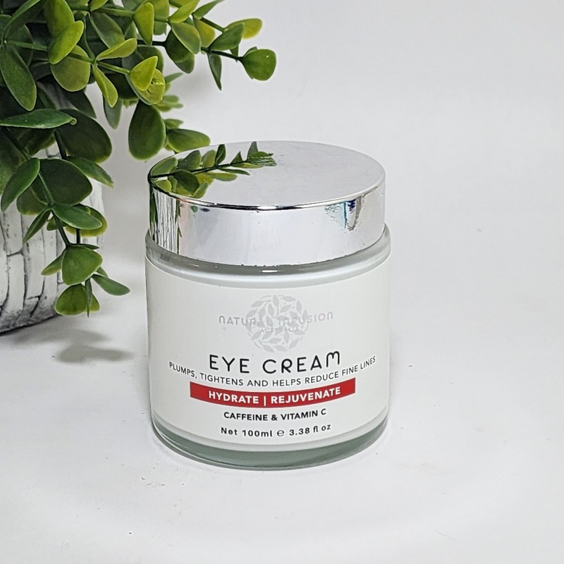 Natural Infusion Eye Cream Caffeine & Vitamin C Hydrate Rejuvenate 3.38 fl oz