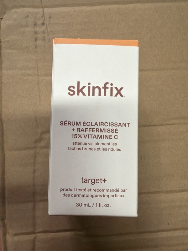 Skinfix Brighten + Firm 15% Vitamin C Serum Visibly Fades Dark Spot NEW 1 Fl Oz